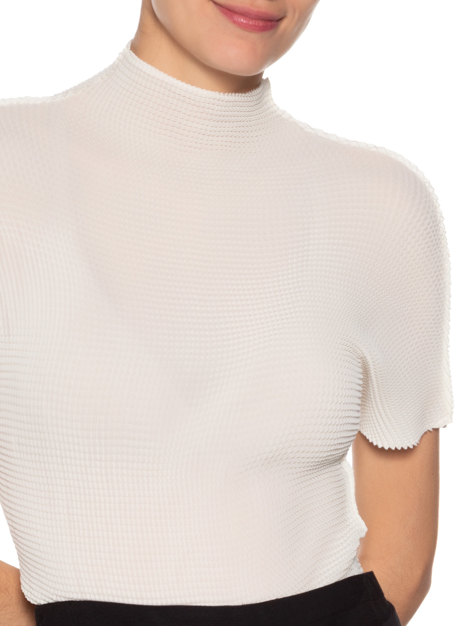 Blusa Feminina Manga Curta Pixel Off White Osklen