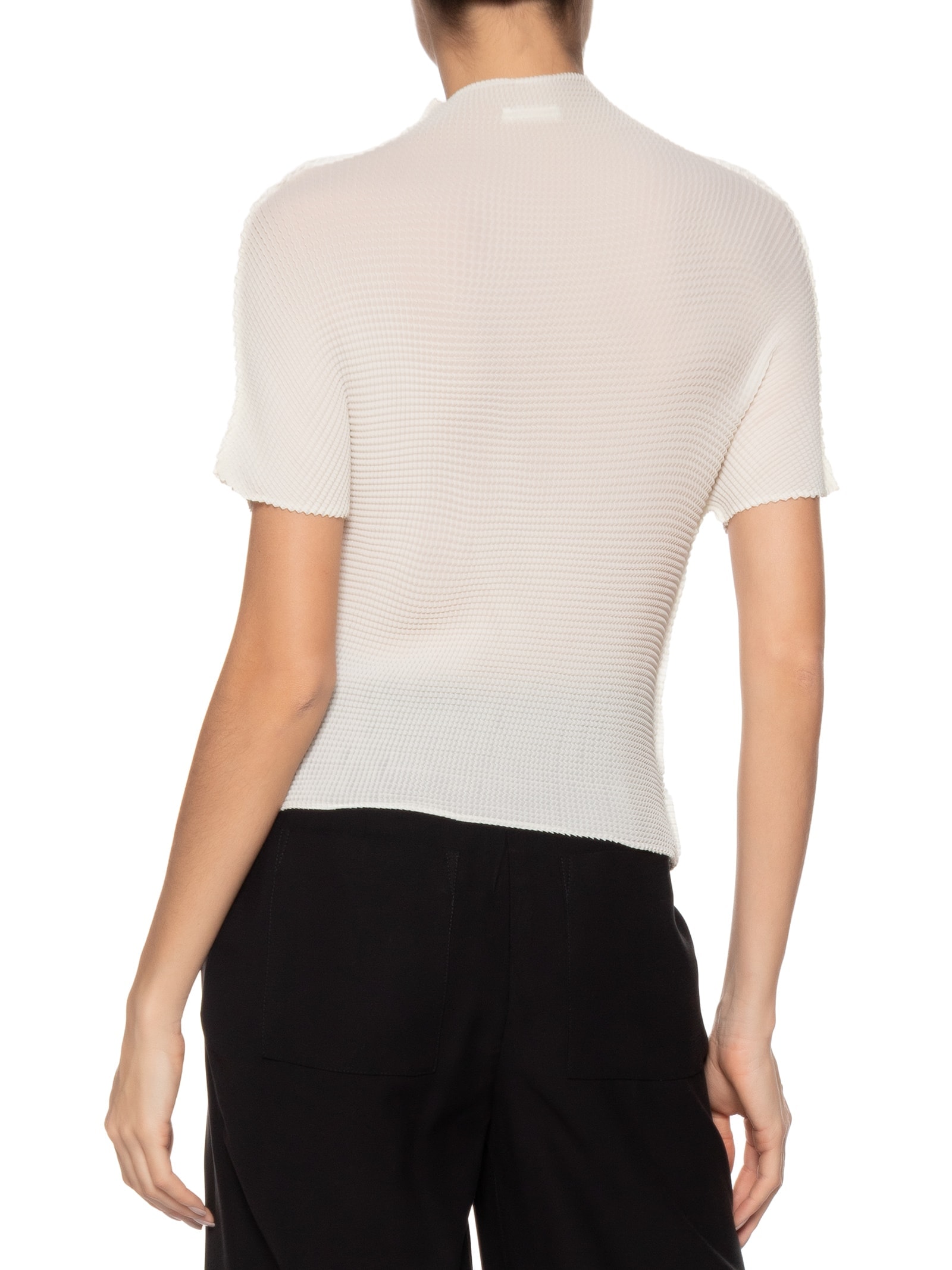 Blusa Feminina Manga Curta Pixel Off White Osklen