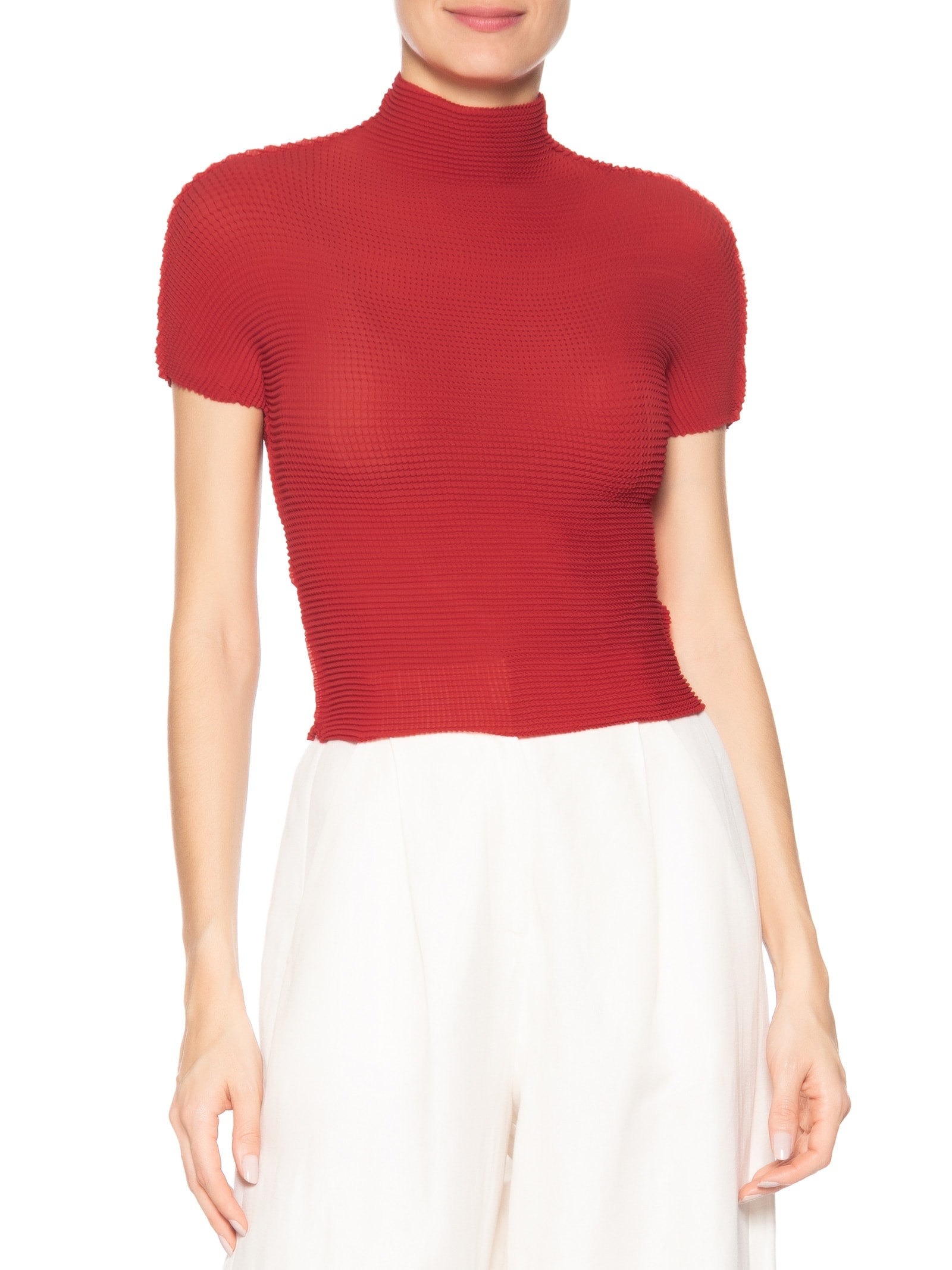 Blusa Feminina Manga Curta Pixel Vermelho Osklen