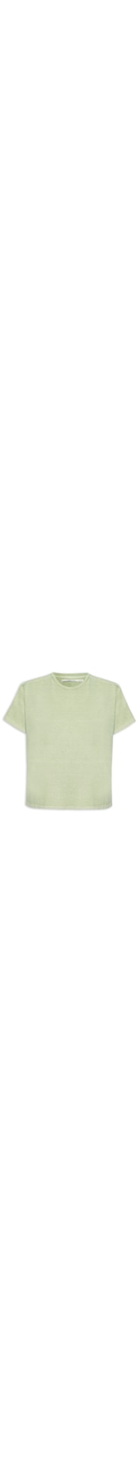 Blusa Feminina Manga Curta Pregas - Verde