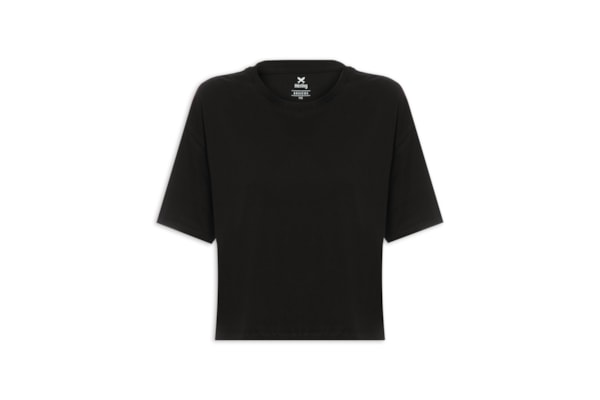 Blusa Feminina Manga Curta - Preto 