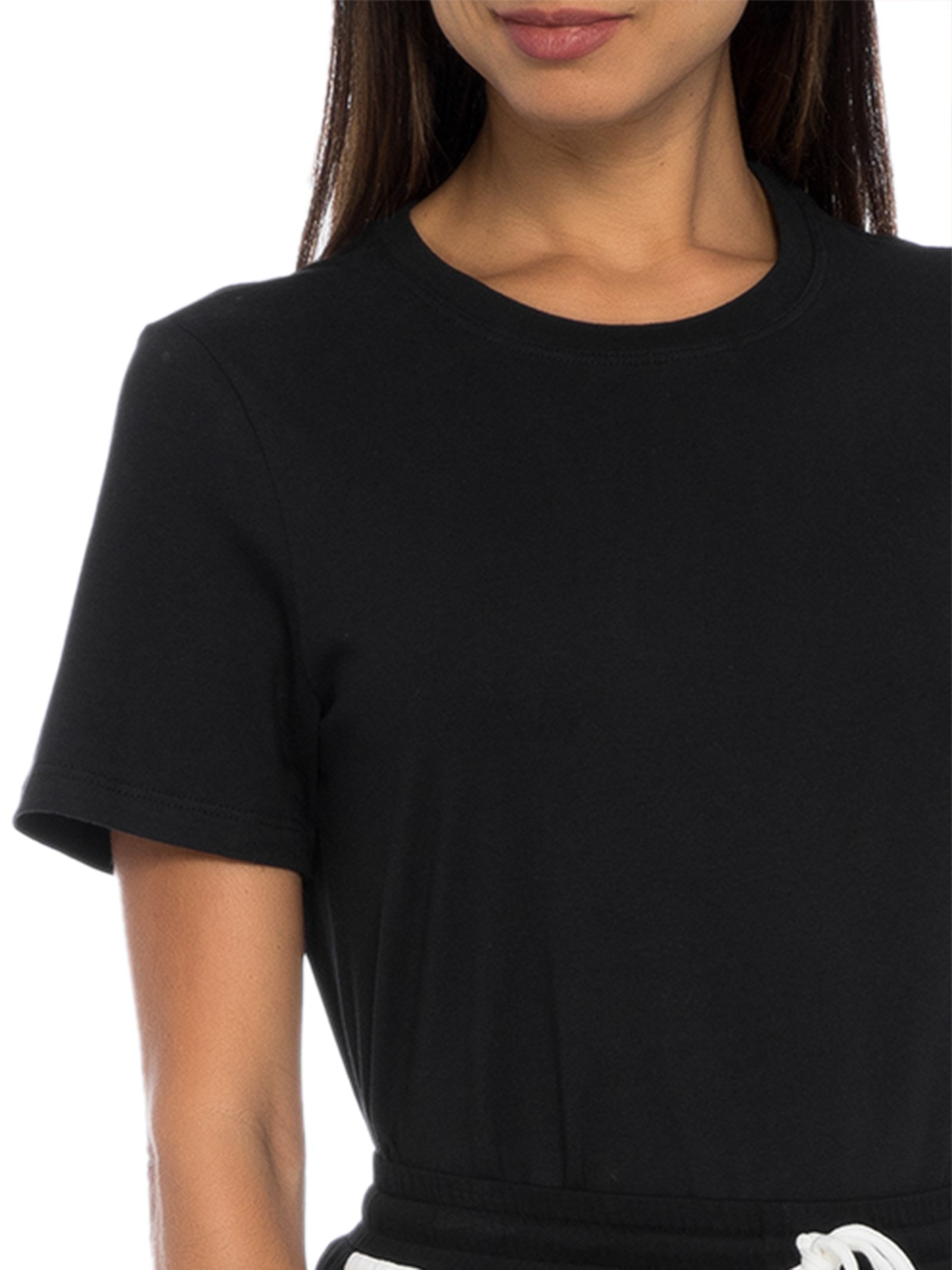 Blusa Feminina Manga Curta Preto Hering
