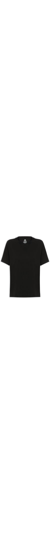 Blusa Feminina Manga Curta - Preto