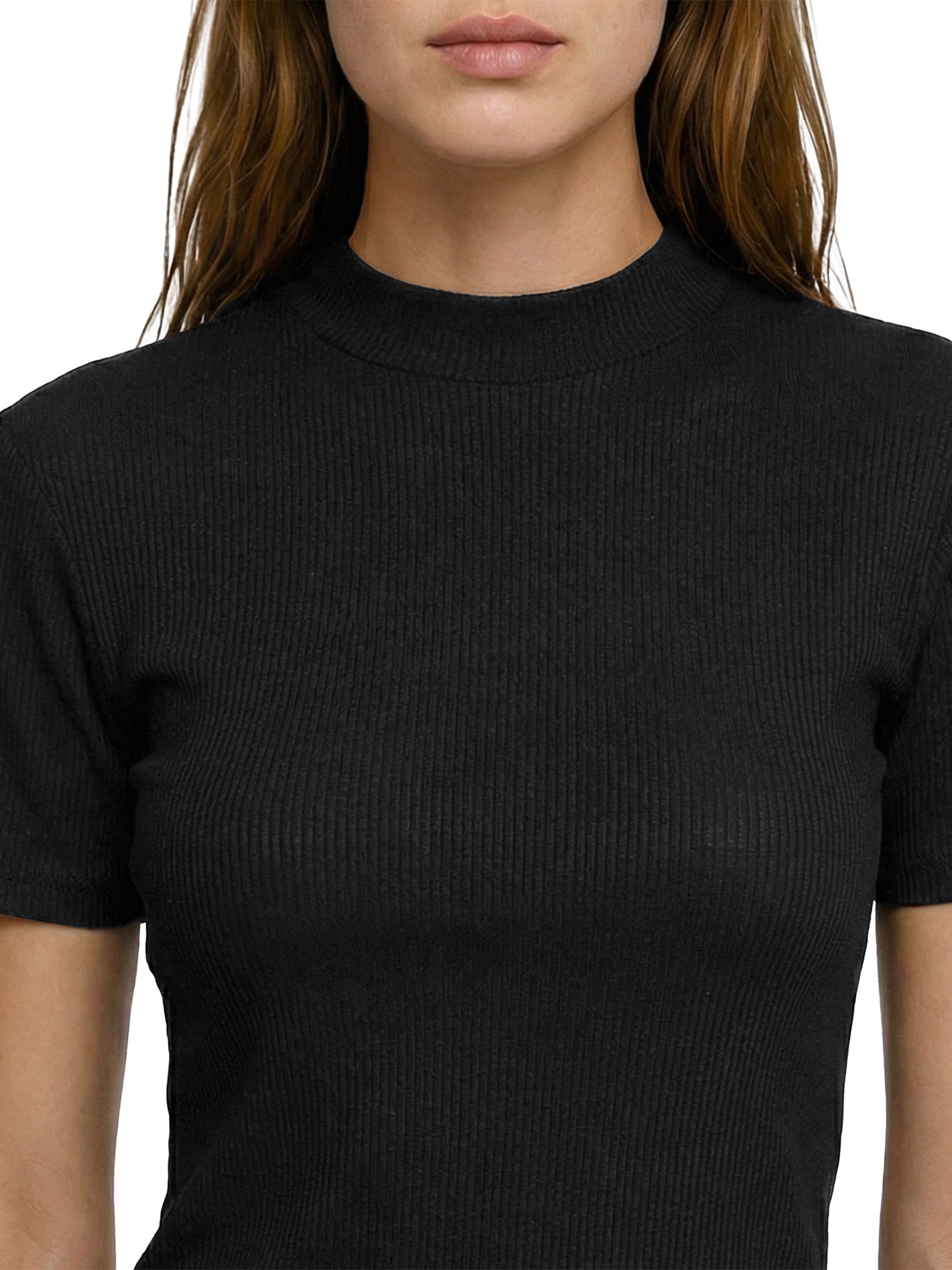 Blusa Feminina Manga Curta Preto Hering