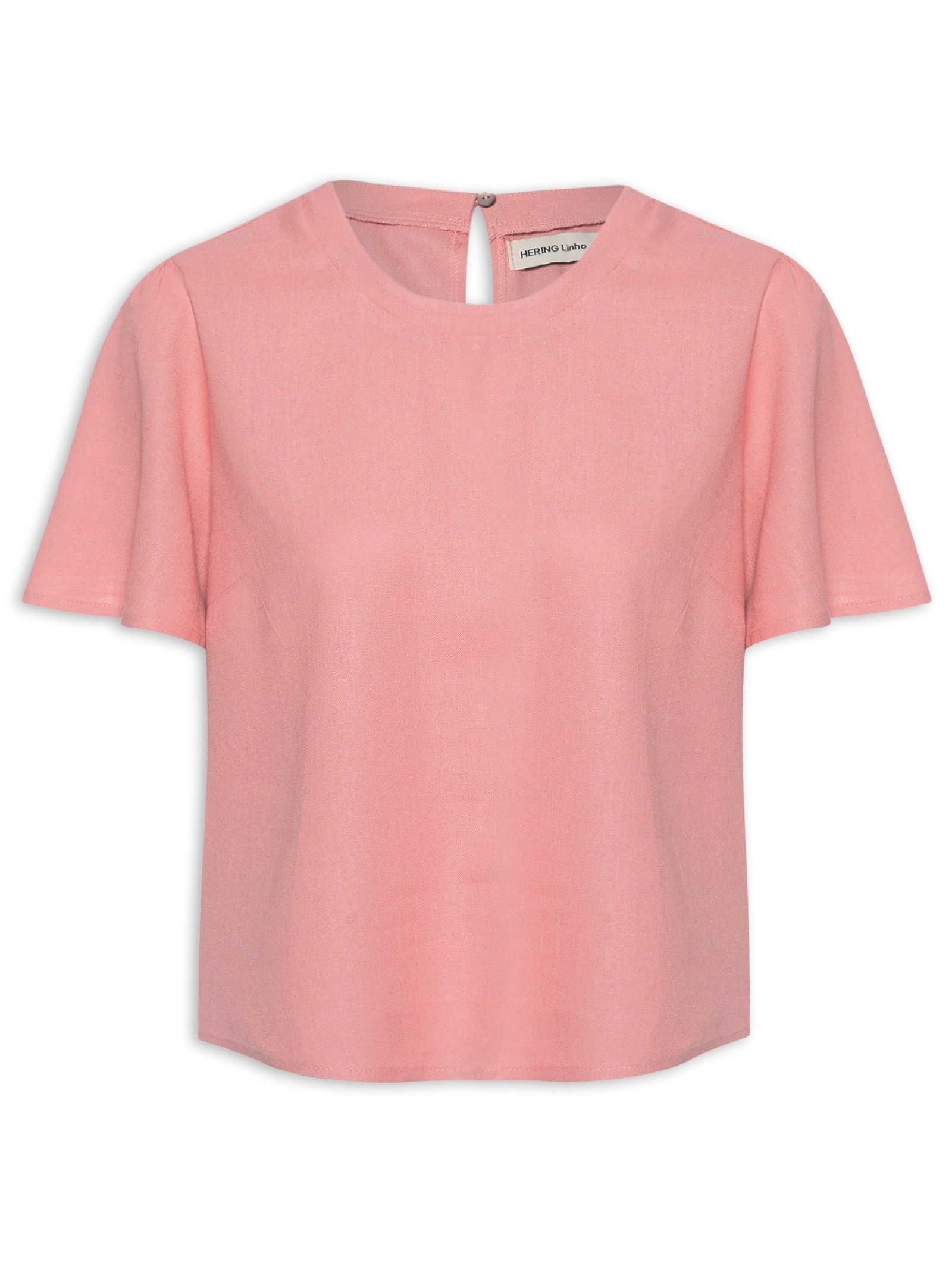 Blusa Feminina Manga Curta Rosa Hering