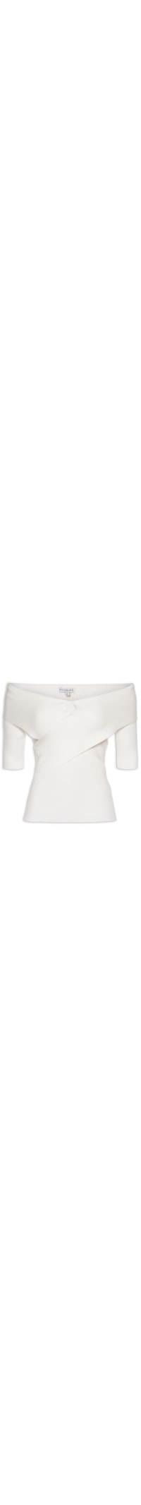Blusa Feminina Manga Curta Sara II - Branco