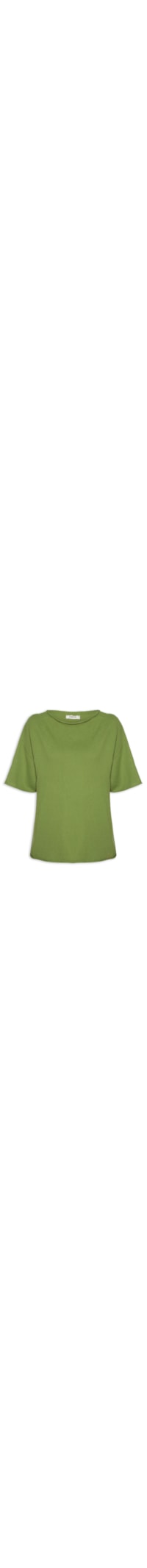 Blusa Feminina Manga Curta - Verde