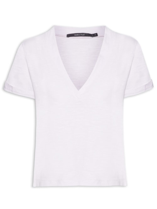 Blusa Feminina Manga Dobrada Fenda – Lilás