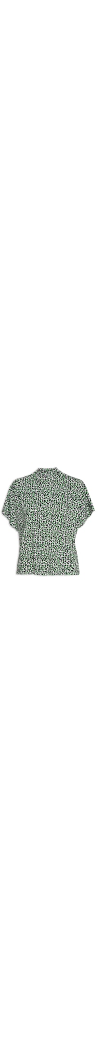 Blusa Feminina Manga Fluida Estampada - Animal Print
