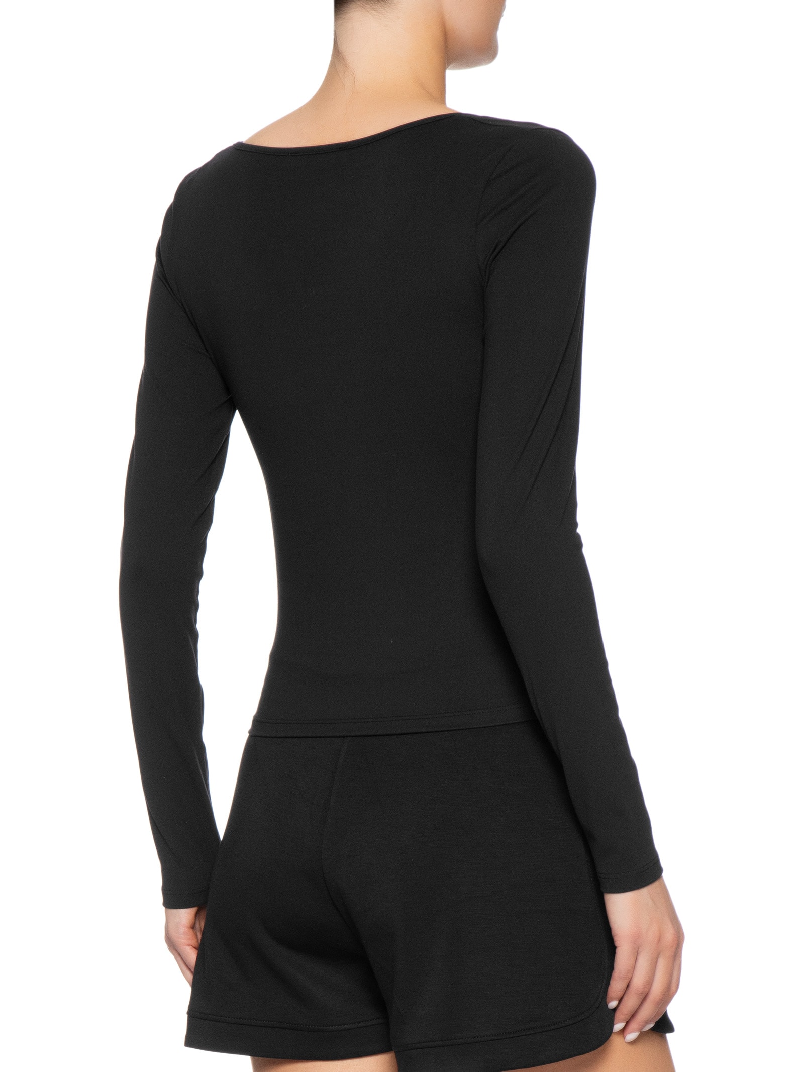 Blusa Feminina Manga Hold Me Long Sleeve Preto Cotton On