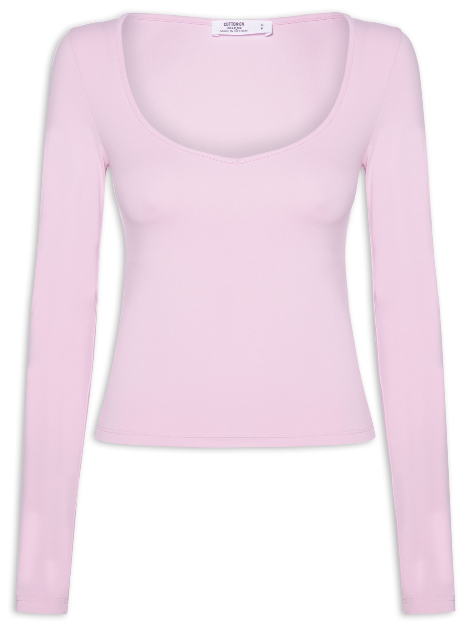 Blusa Feminina Manga Hold Me Long Sleeve Rosa Cotton On