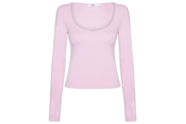 Blusa Feminina Manga Hold Me Long Sleeve - Rosa