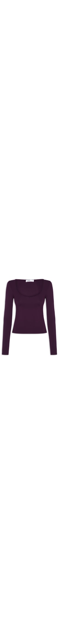 Blusa Feminina Manga Hold Me Long Sleeve - Roxo