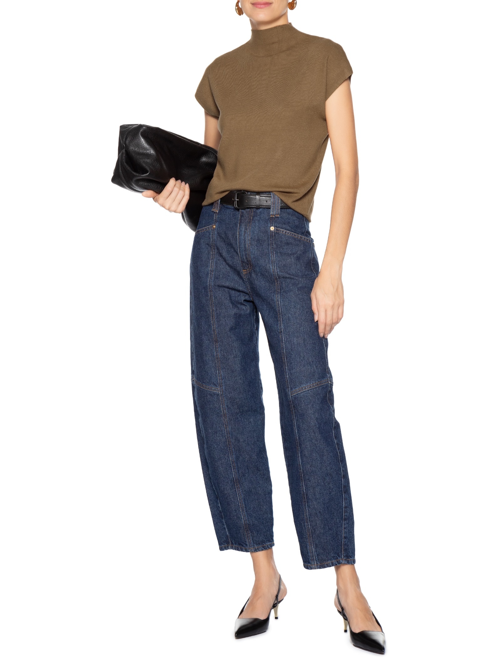 Blusa Feminina Manga Japonesa Em Tricot Bege '2Essential