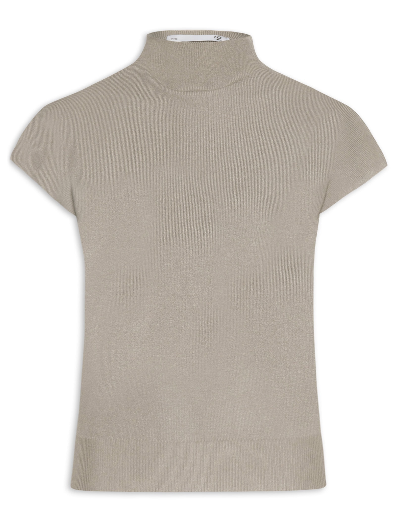 Blusa Feminina Manga Japonesa em Tricot Cinza  '2Essential