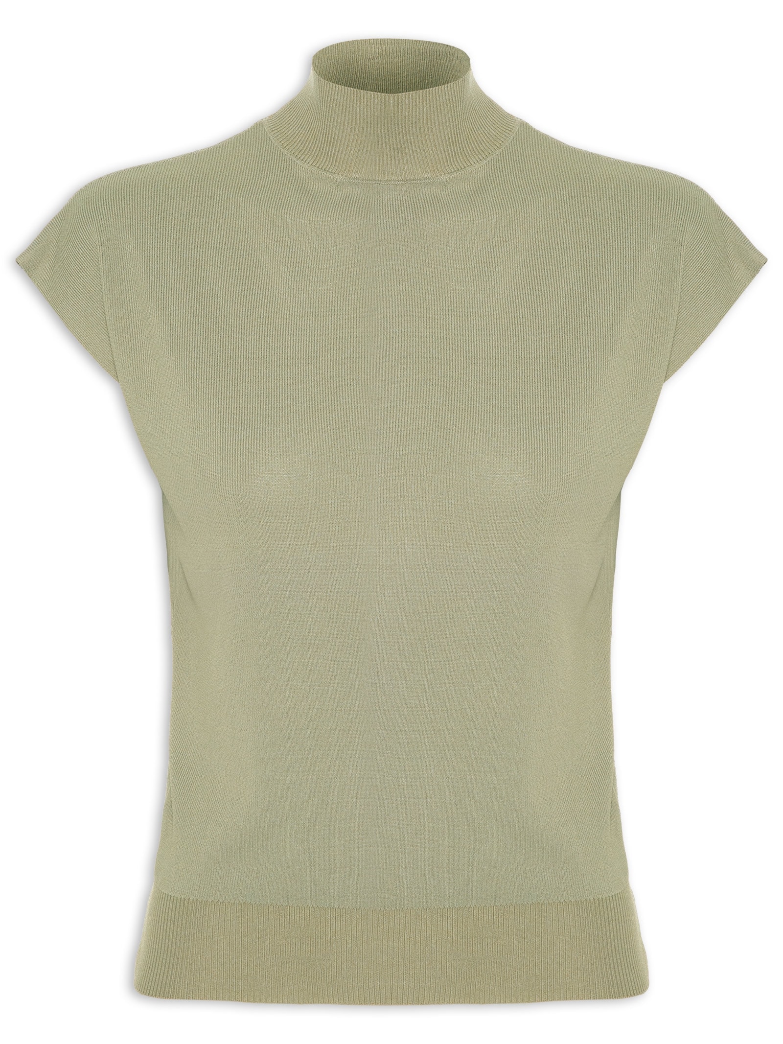 Blusa Feminina Manga Japonesa Em Tricot Verde '2Essential