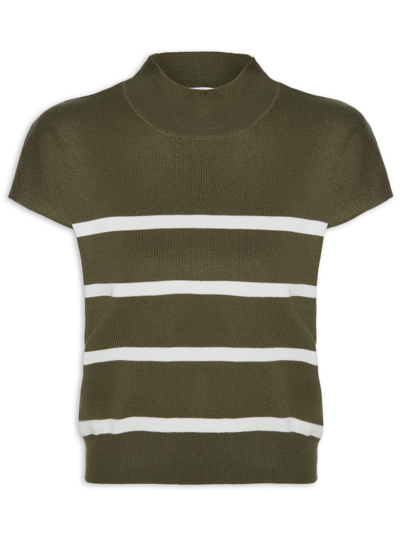 Blusa Feminina Manga Japonesa Em Tricot Verde '2Essential