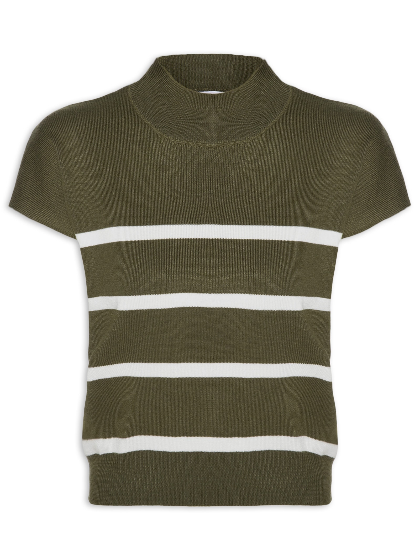 Blusa Feminina Manga Japonesa Em Tricot Verde '2Essential