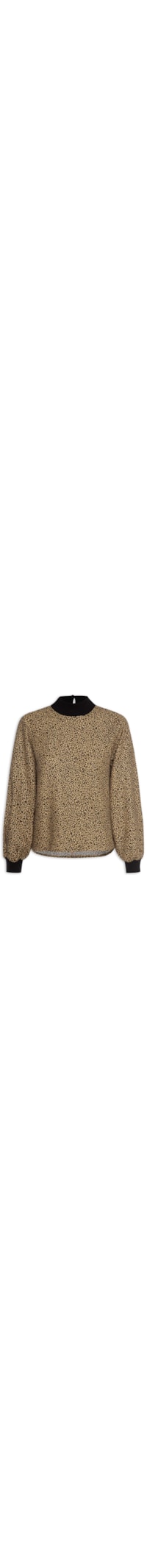 Blusa Feminina Manga Longa - Animal Print