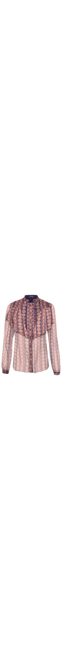 Blusa Feminina Manga Longa Babados - Marrom