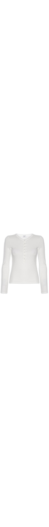 Blusa Feminina Manga Longa Blake Henley Long Sleeve - Branco
