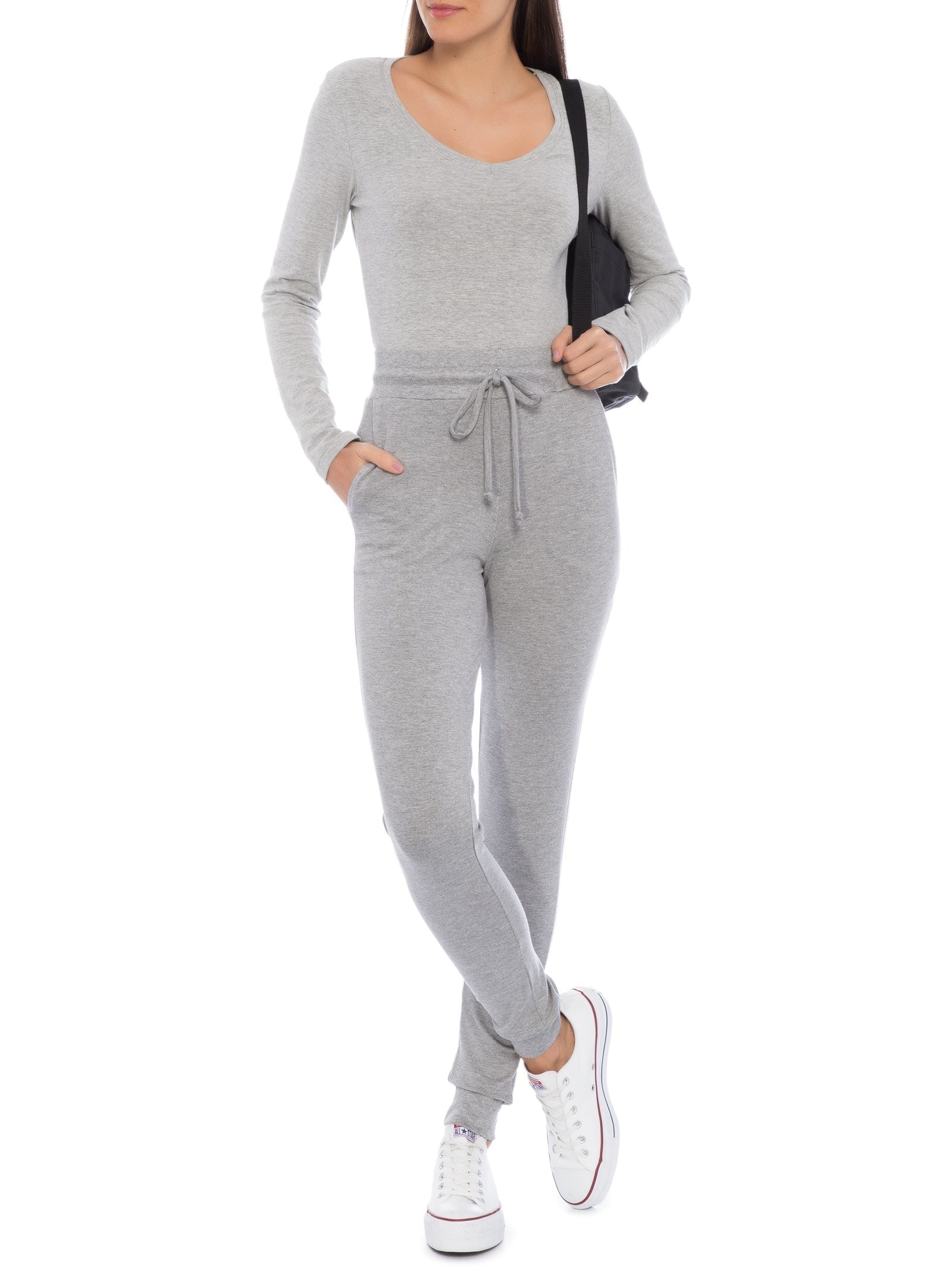 Blusa Feminina Manga Longa Cinza  Hering