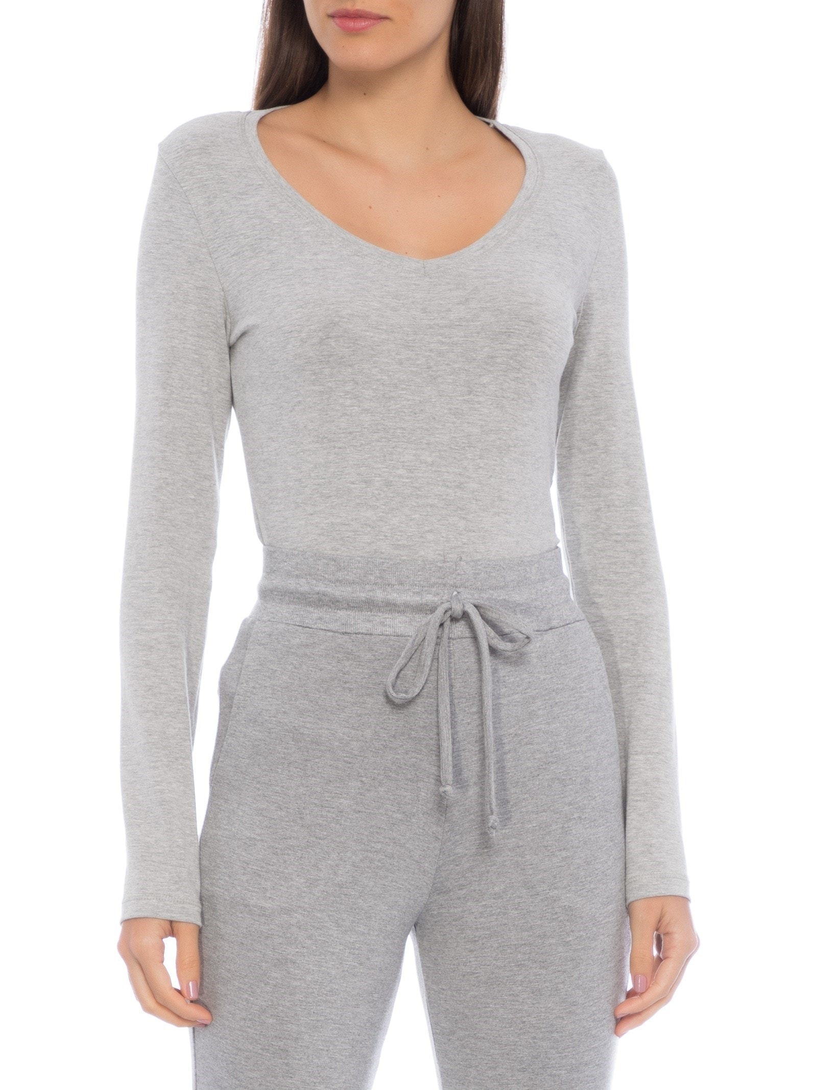 Blusa Feminina Manga Longa Cinza  Hering