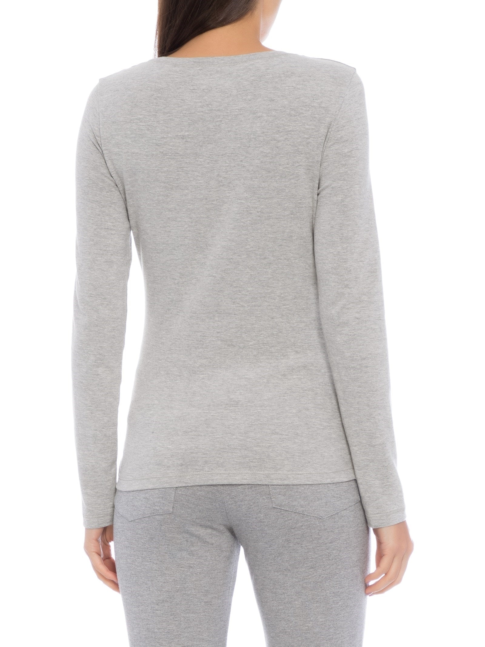 Blusa Feminina Manga Longa Cinza  Hering