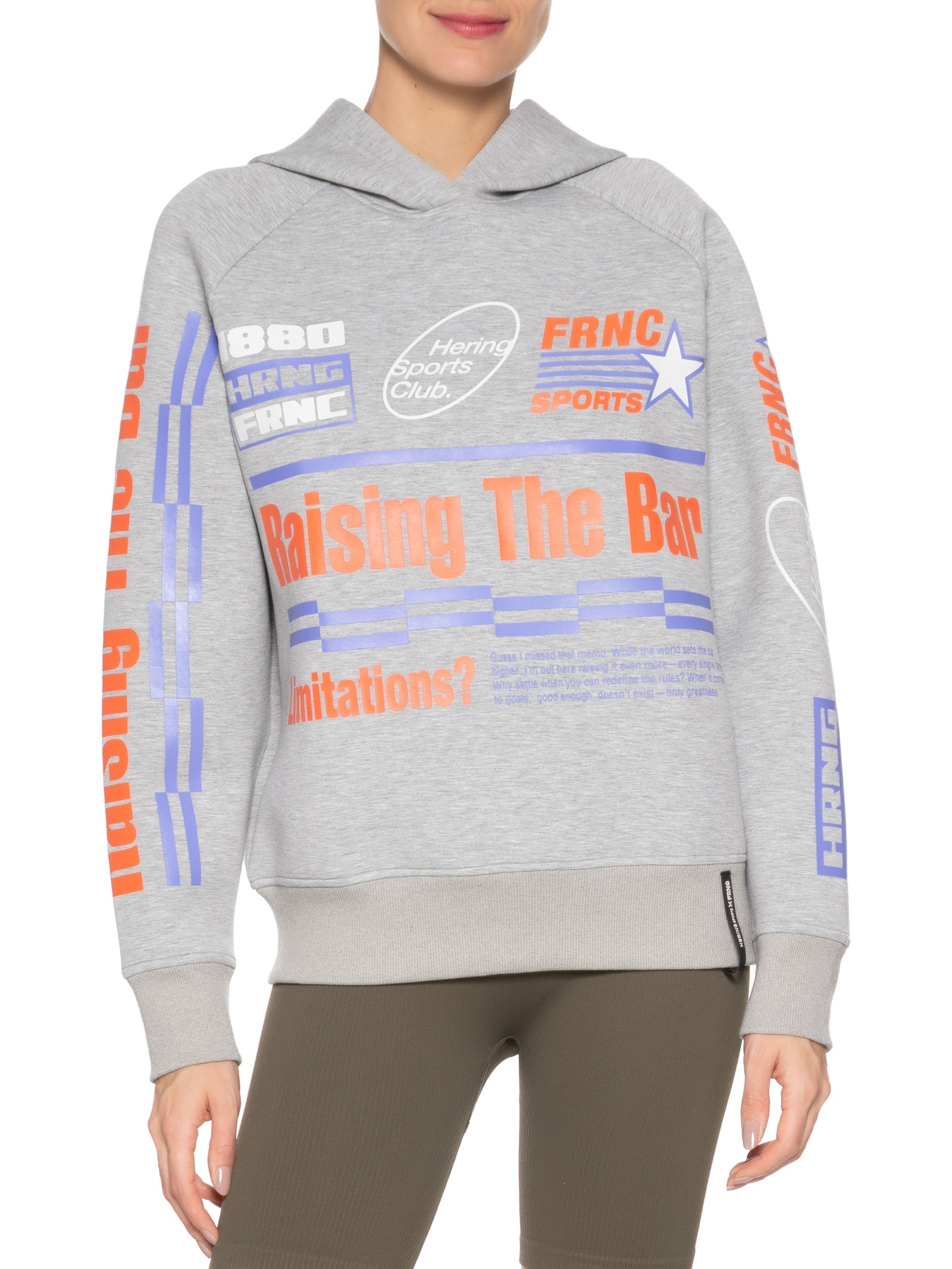 Blusa Feminina Manga Longa Cinza Hering Sports + Francesca