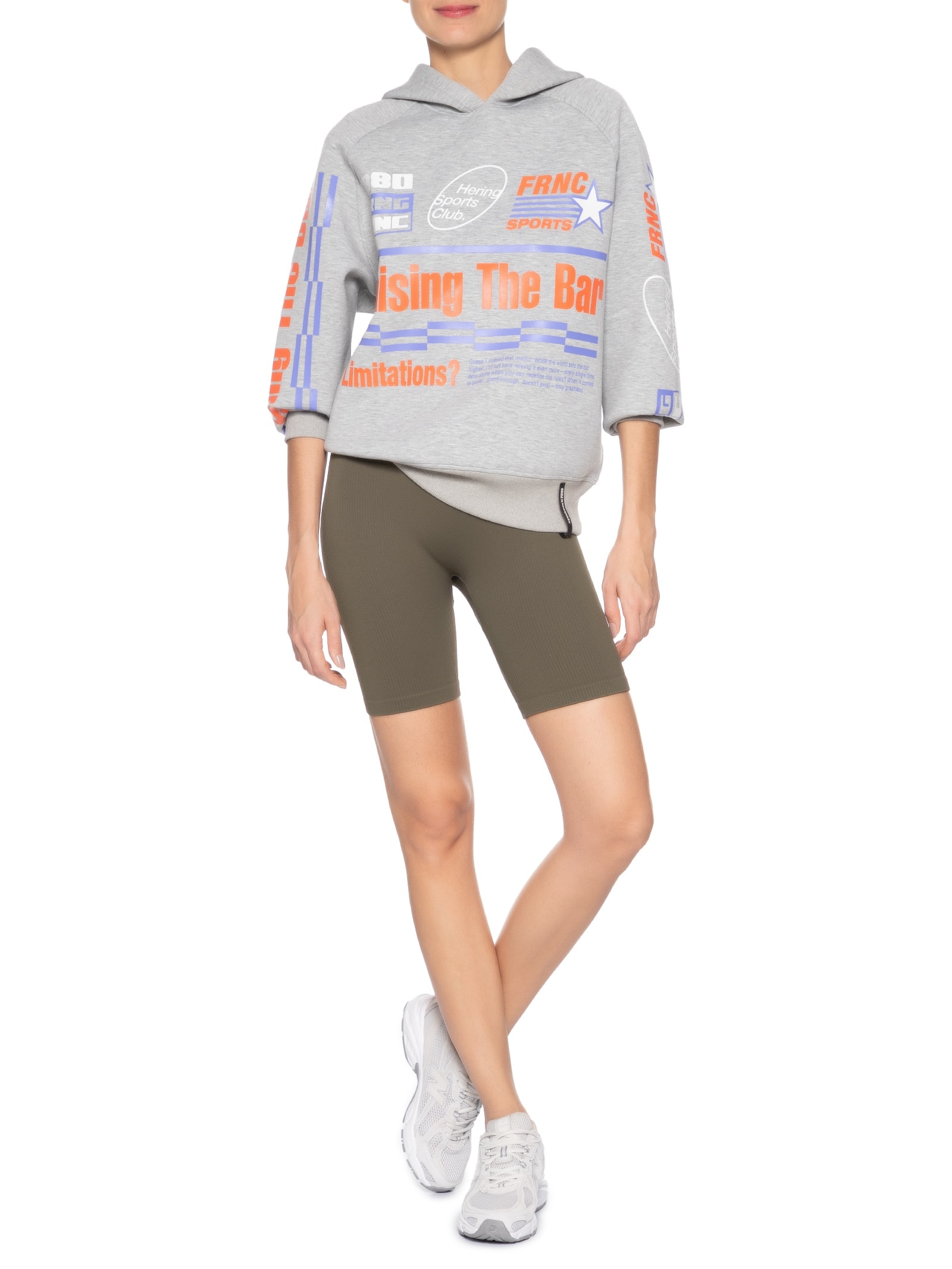 Blusa Feminina Manga Longa Cinza Hering Sports + Francesca