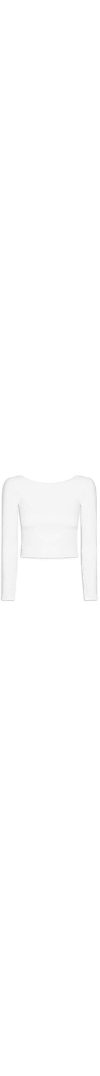 Blusa Feminina Manga Longa Classic Sports - Branco