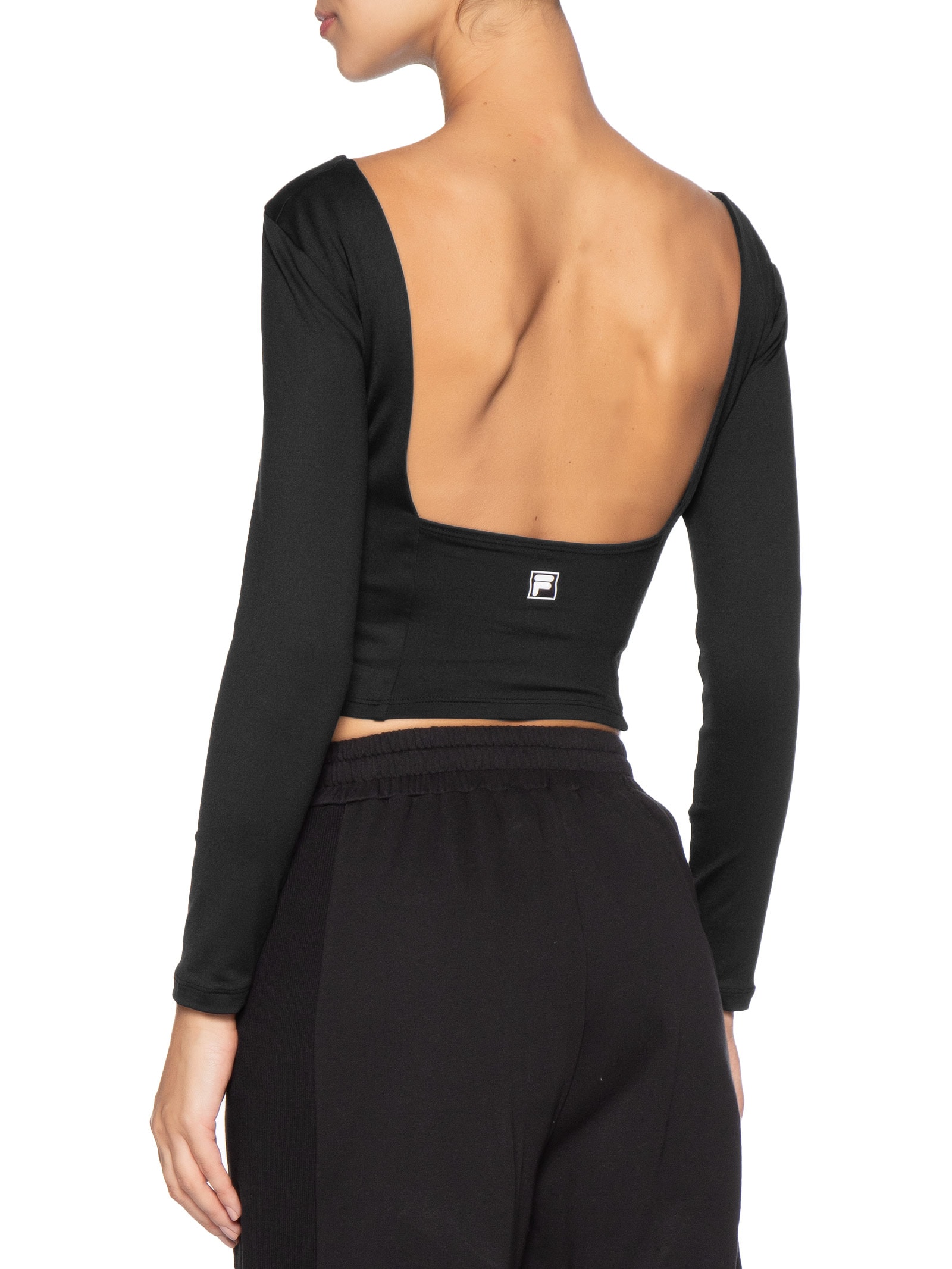 Blusa Feminina Manga Longa Classic Sports Preto Fila