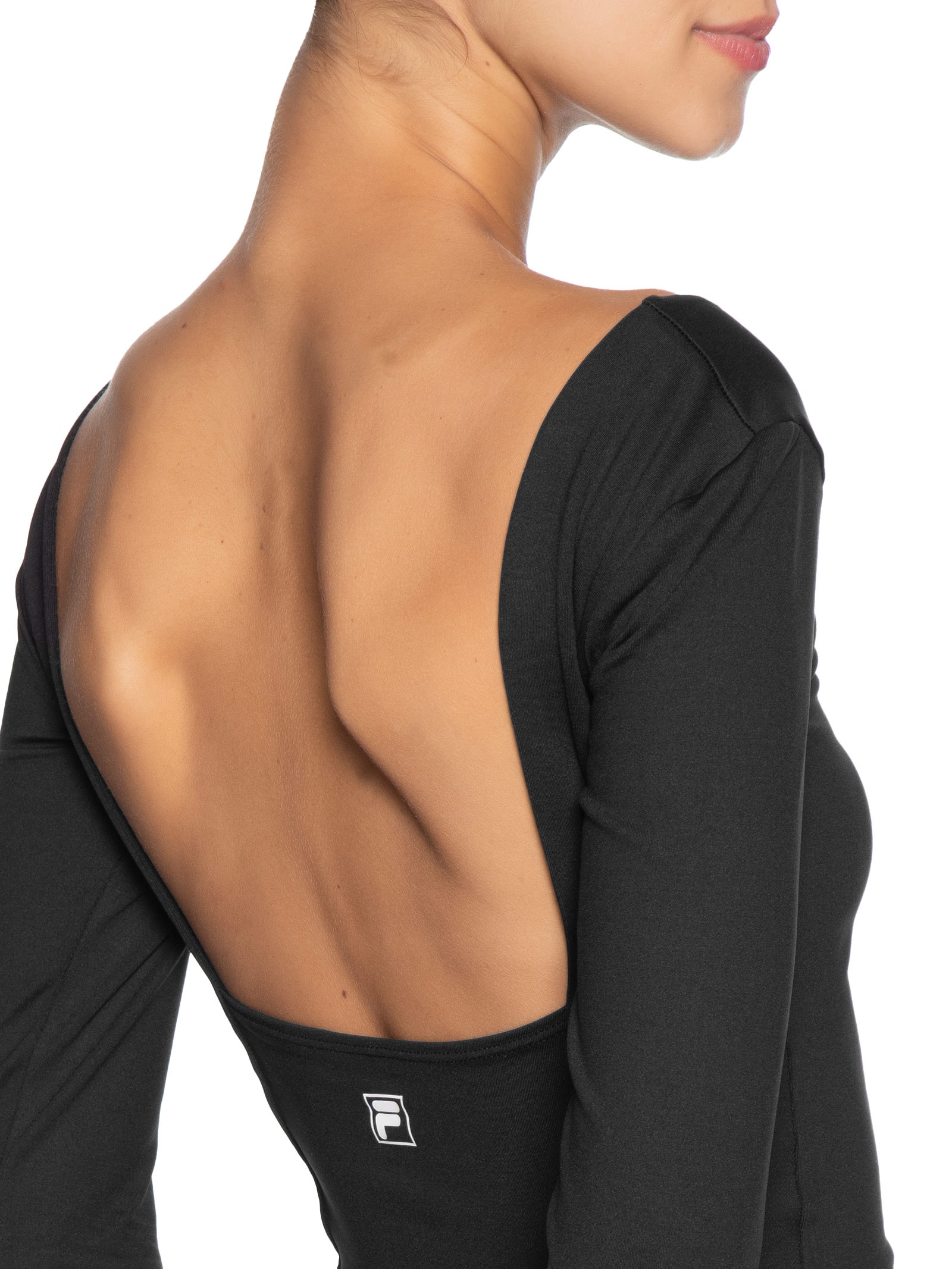 Blusa Feminina Manga Longa Classic Sports Preto Fila