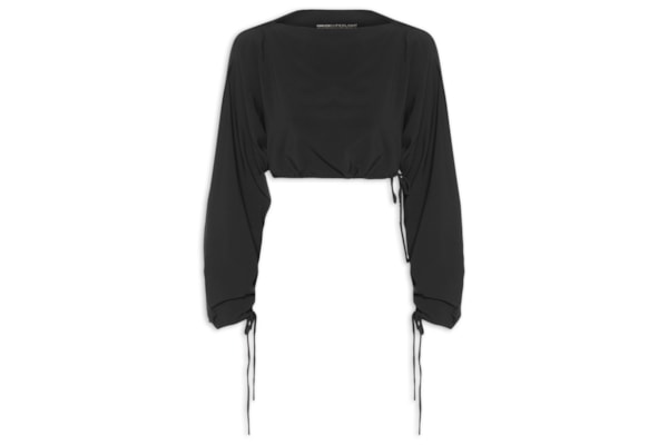 Blusa Feminina Manga Longa com Regulagem Superlight - Preto