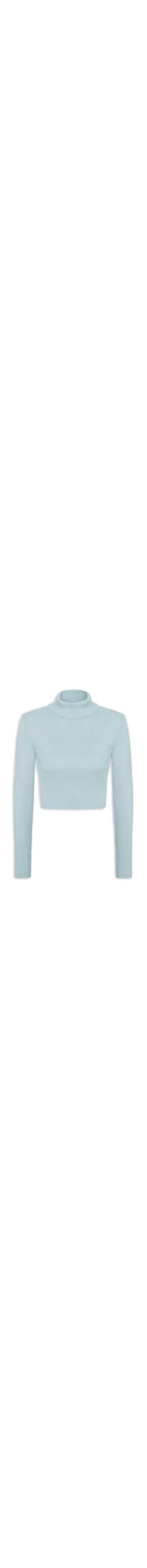 Blusa Feminina Manga Longa em Tricot - Azul