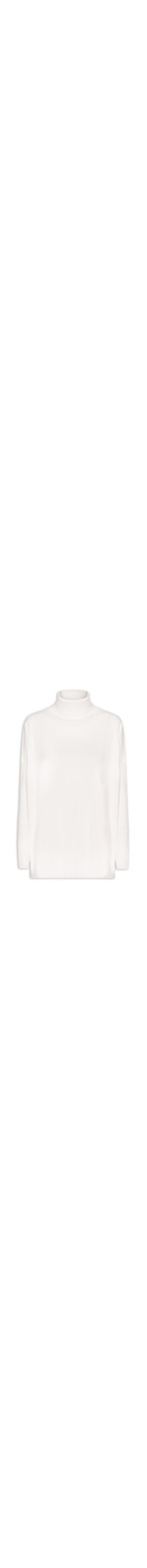 Blusa Feminina Manga Longa em Tricot - Off White