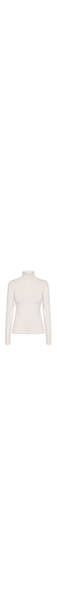 Blusa Feminina Manga Longa em Tricot - Off White