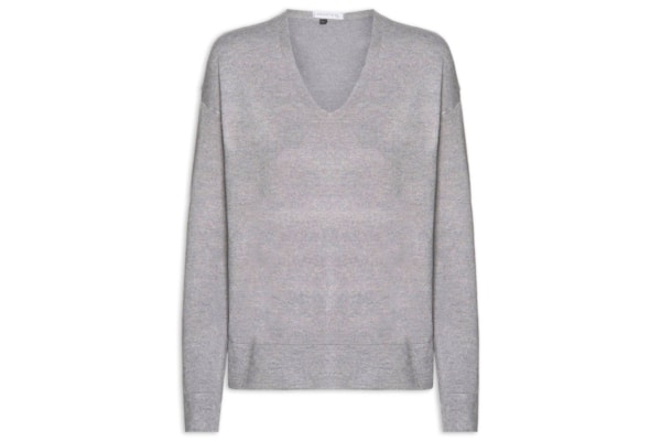 Blusa Feminina Manga Longa em Tricot – Cinza