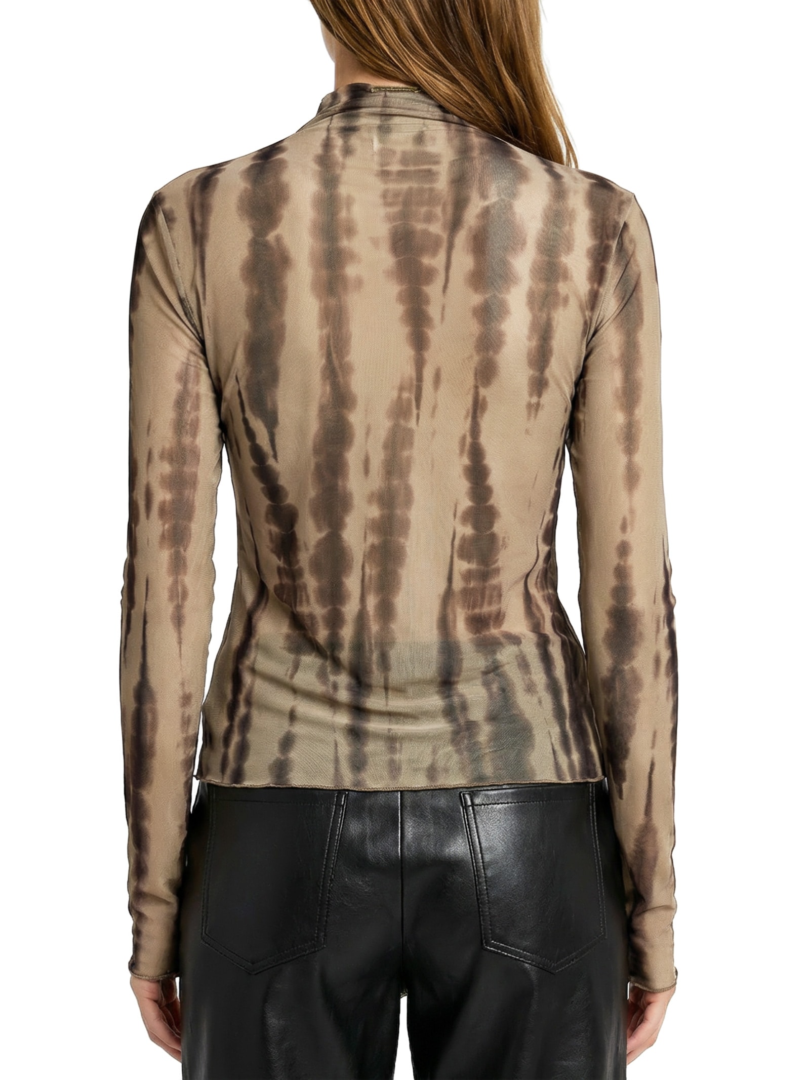 Blusa Feminina Manga Longa Gola Rolê Marrom My Favorite