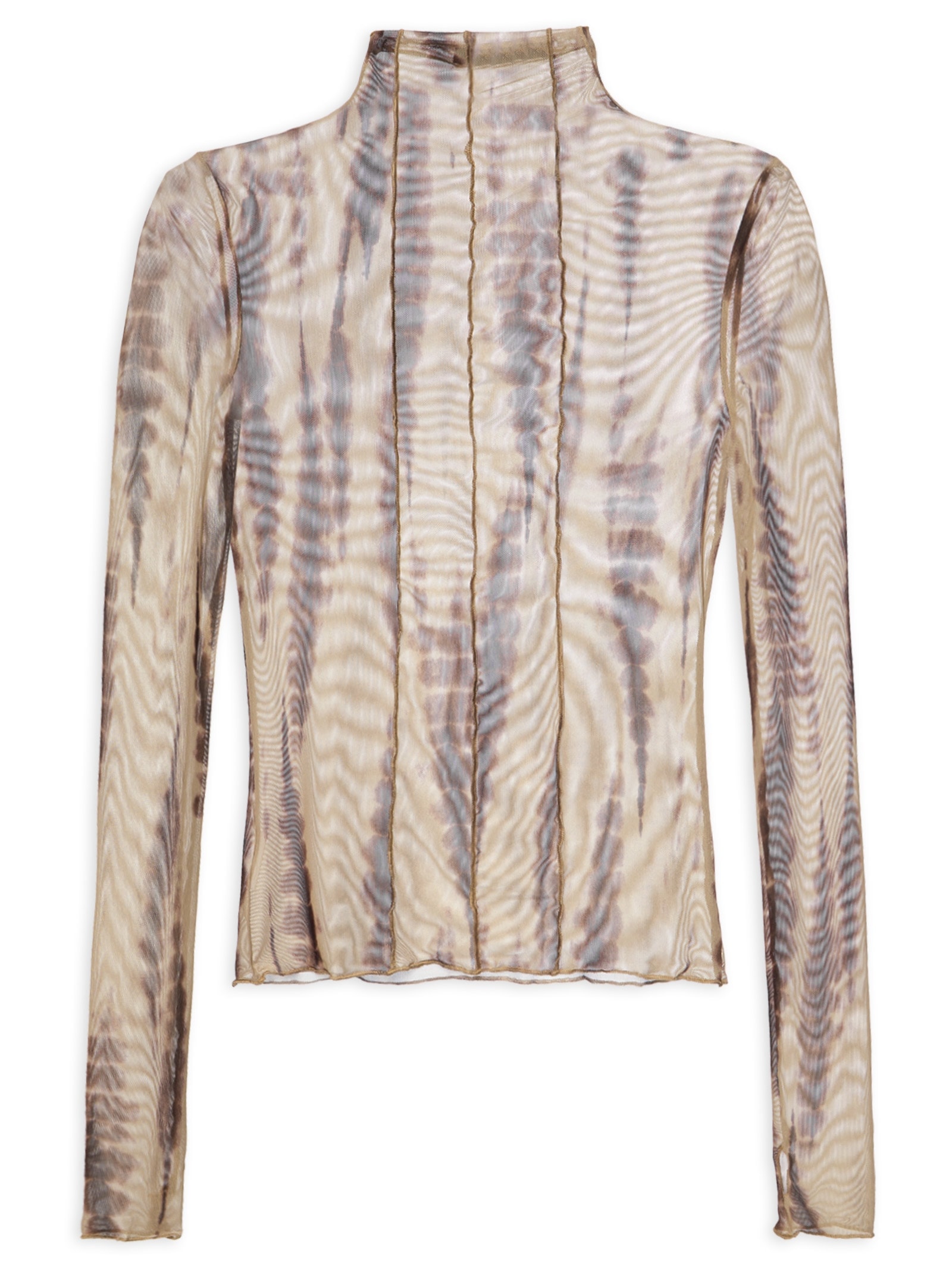 Blusa Feminina Manga Longa Gola Rolê Marrom My Favorite