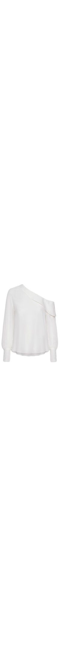 Blusa Feminina Manga Longa Irina - Branco