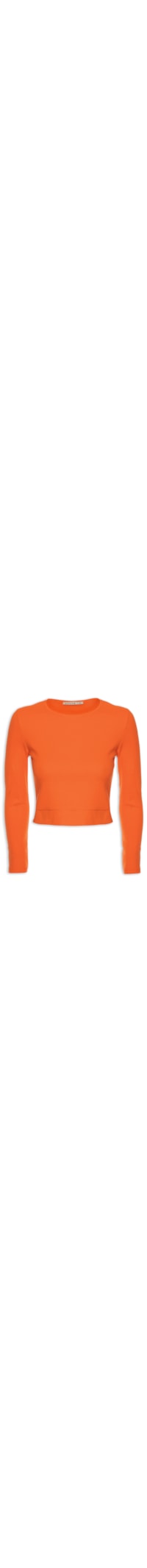 Blusa Feminina Manga Longa - Laranja