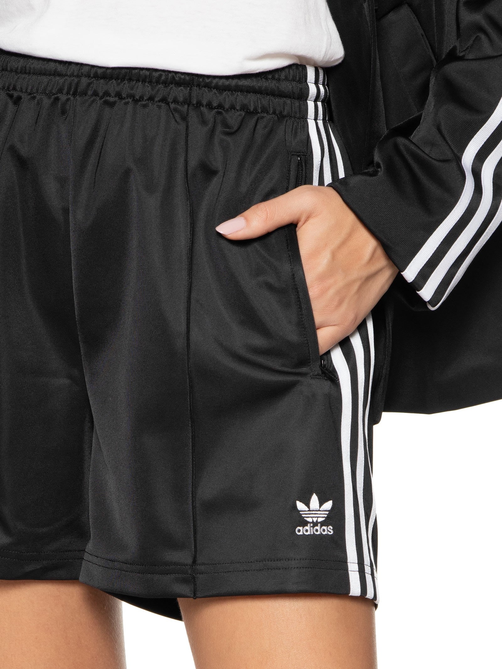 Blusa Feminina Manga Longa Malha Basic Preto  Adidas Originals