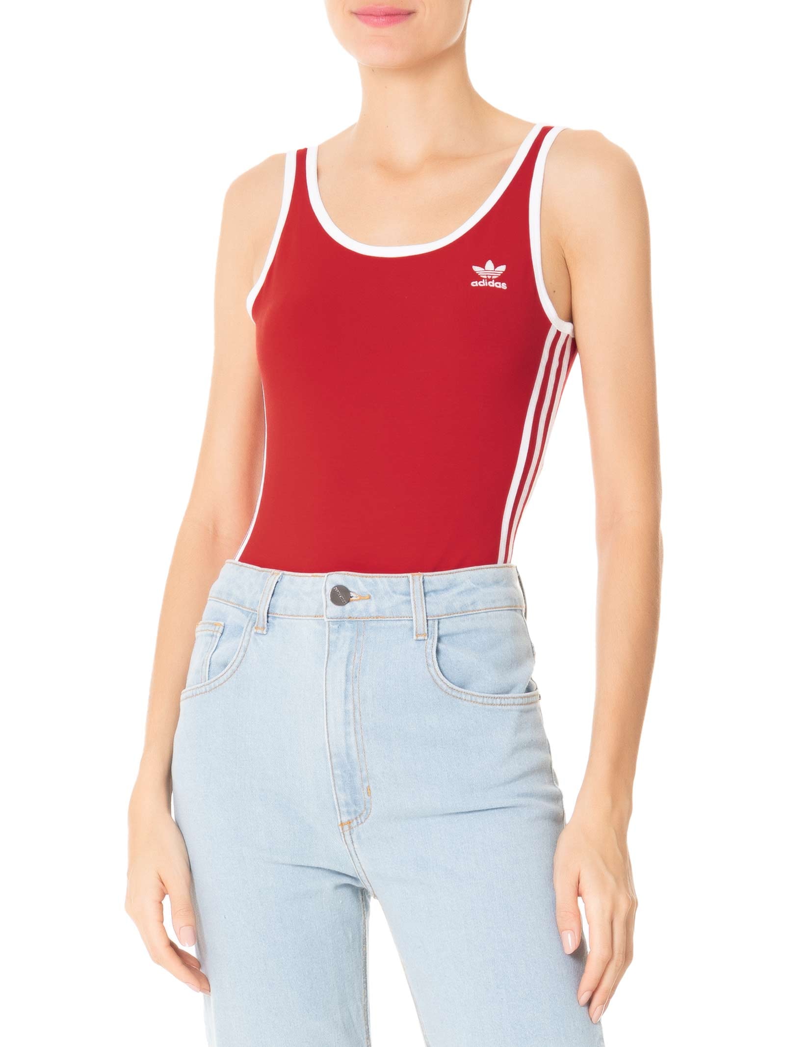 Blusa Feminina Manga Longa Malha Basic Preto  Adidas Originals