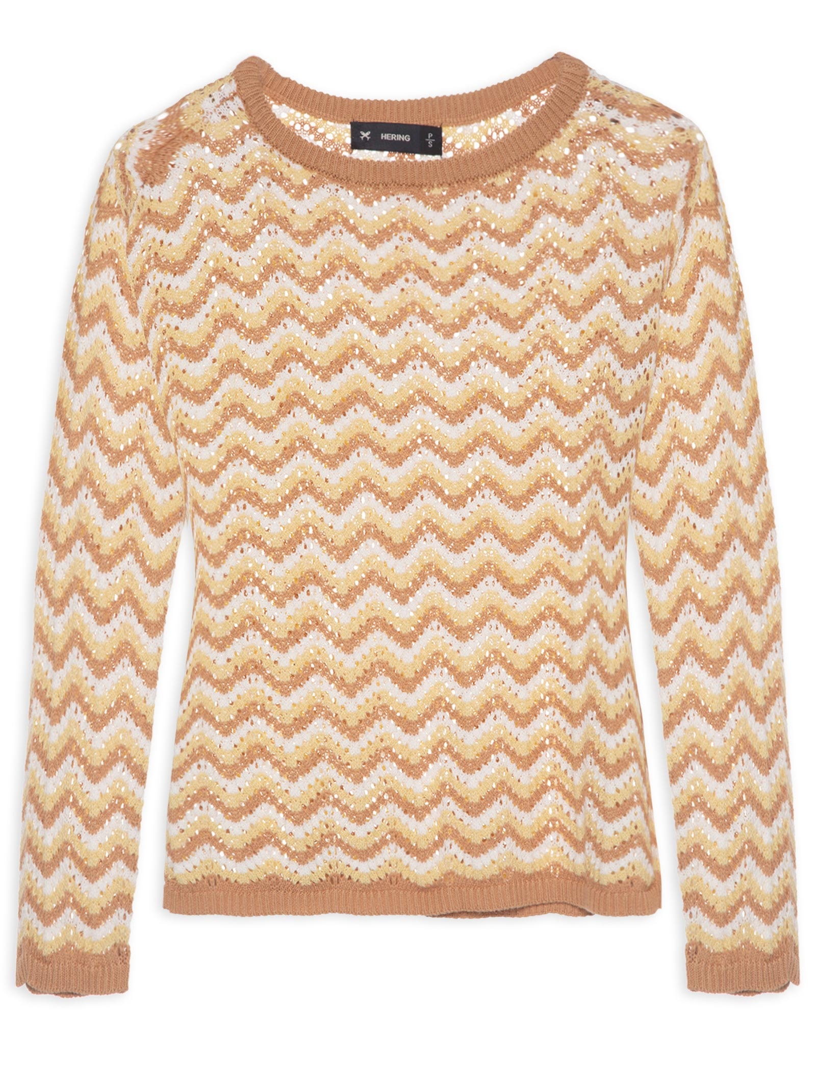 Blusa Feminina Manga Longa Marrom Hering