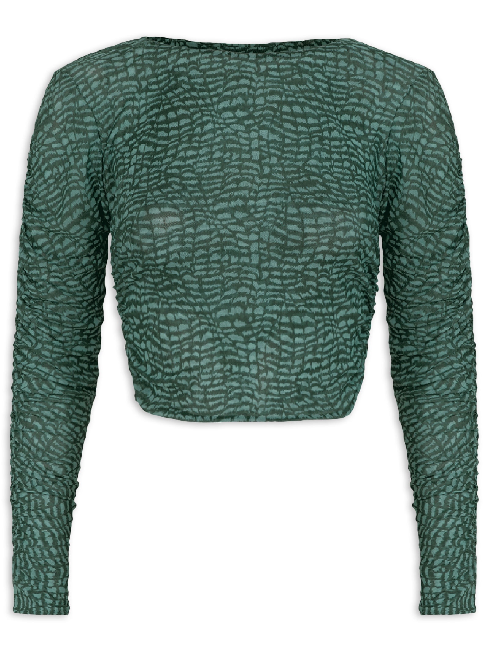 Blusa Feminina Manga Longa Mira Verde Vix