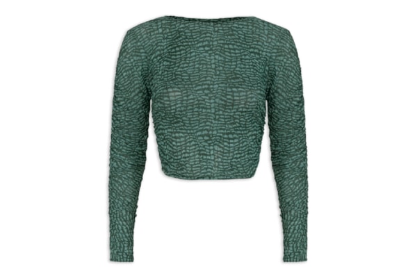 Blusa Feminina Manga Longa Mira - Verde