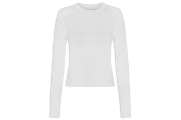 Blusa Feminina Manga Longa - Off White
