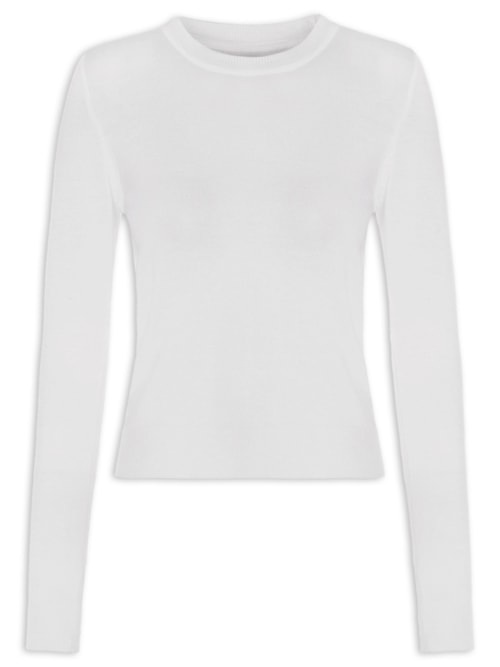 Blusa Feminina Manga Longa – Off White