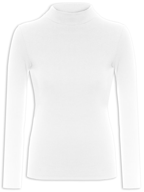 Blusa Feminina Manga Longa – Off White